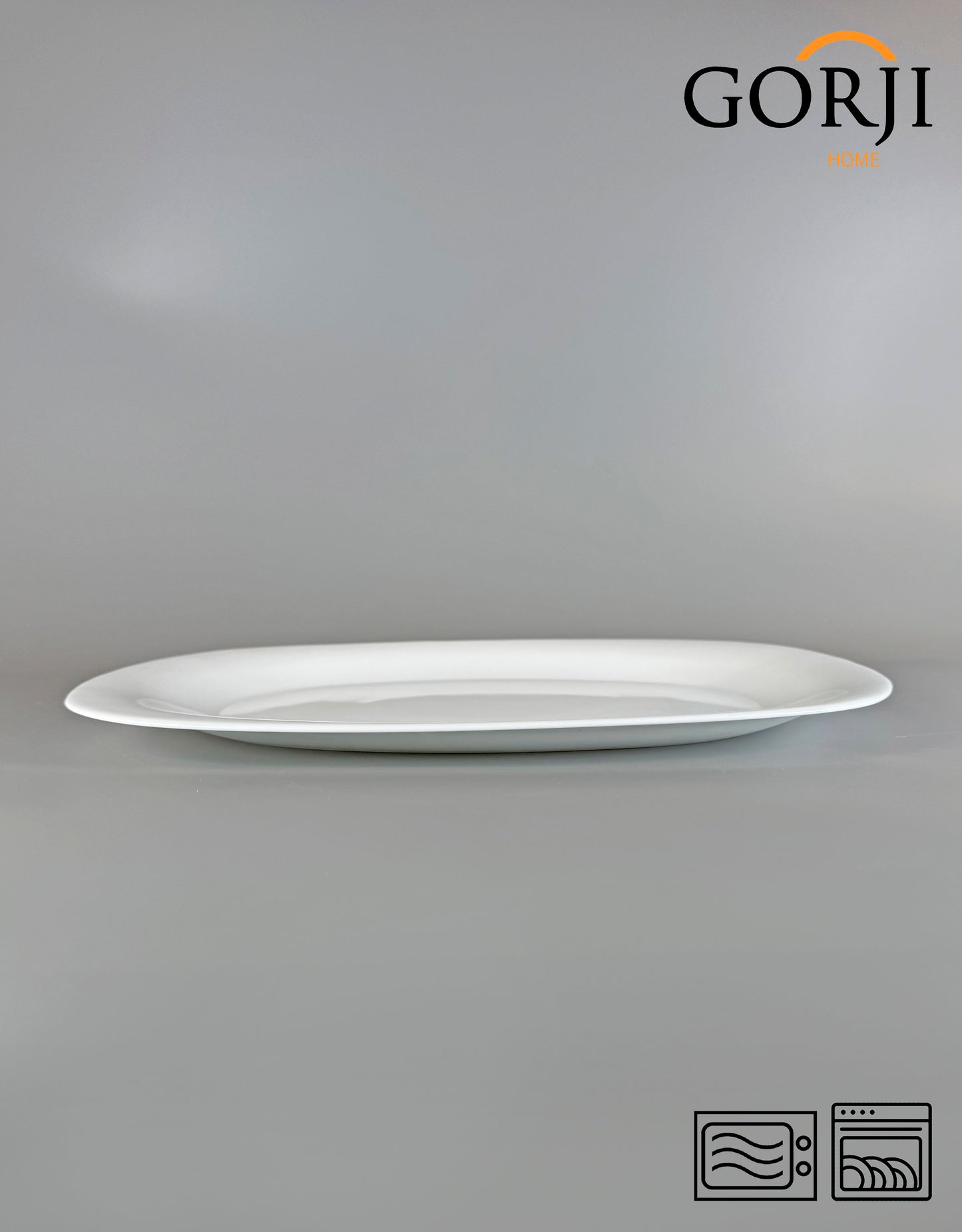 Овальная тарелка "квадратной" формы